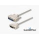 Cable IEEE 1284C (Mini-Centronics) a paralelo DB25 4.5 m